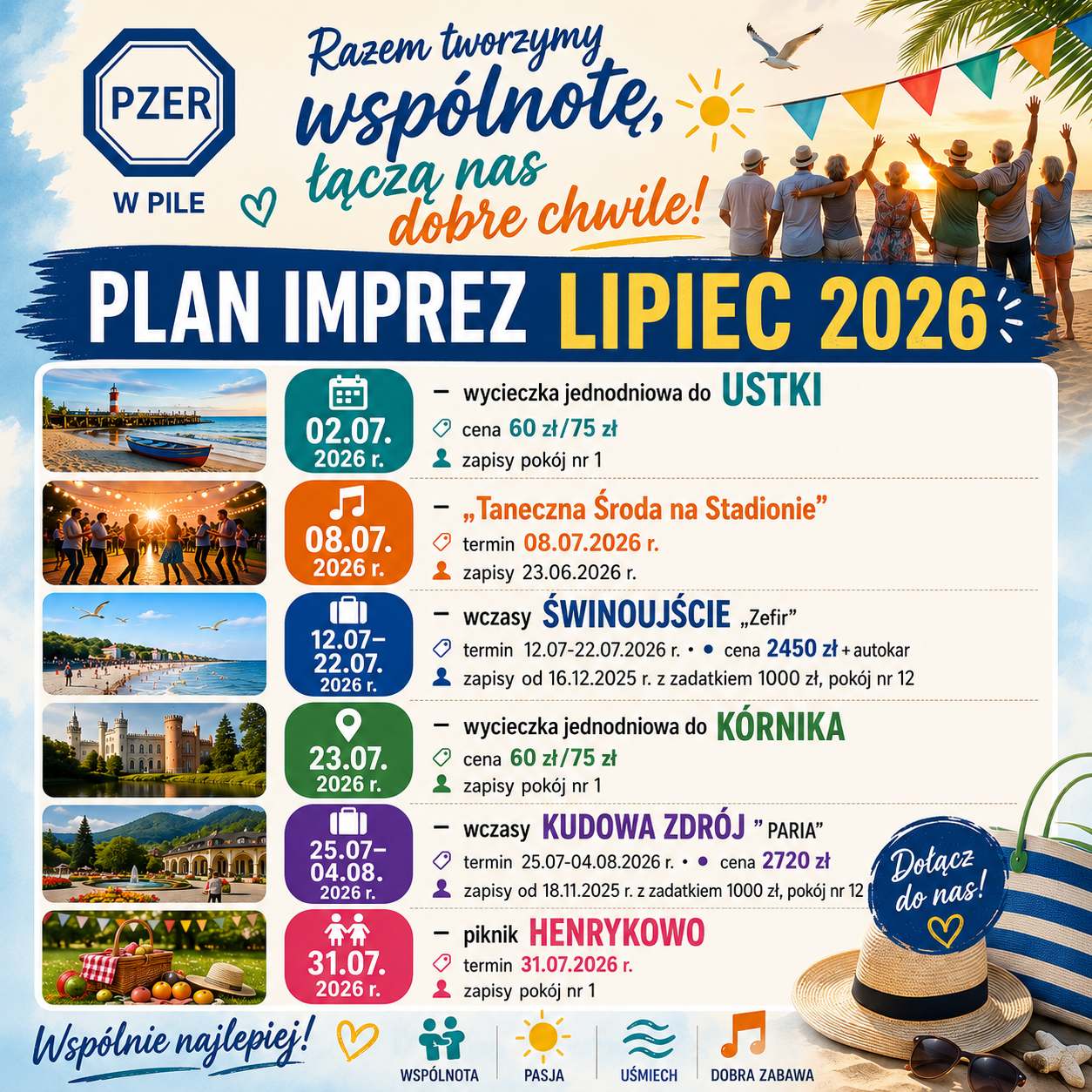 plan imprez lipiec